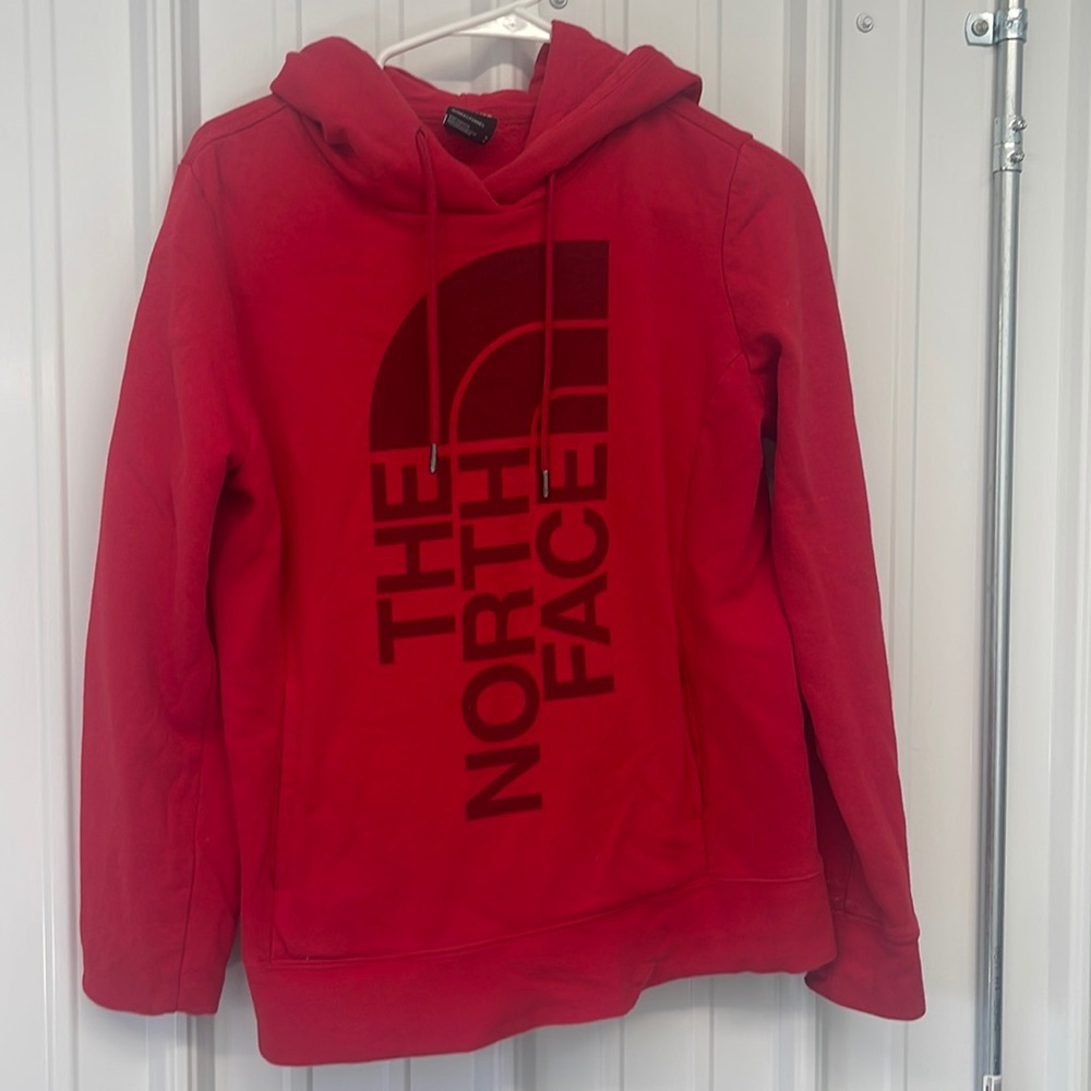 The North Face Red Logo Hoodie